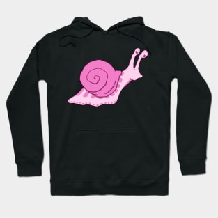 Pink Striped Cute Bubble Snail Hoodie